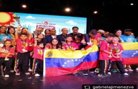 Niñas y niños venezolanos consagrados Campeones Mundiales en Cálculo Mental en Aloha Mental Arithmetic 2024