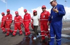 Delcy Rodríguez realiza recorrido de inspección de la Faja Petrolífera del Orinoco