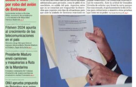 Edición Impresa Correo del Orinoco N° 4.926