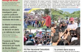 Edición Impresa Correo del Orinoco N° 4.884