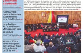 Edición Impresa Correo del Orinoco N° 4.899