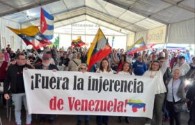 Organizaciones sociales exigen desde Madrid el fin de la injerencia contra Venezuela