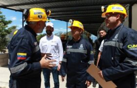 Autoridades supervisan avances del Complejo Minero Simón Bolívar en Táchira