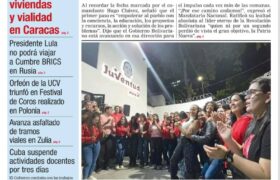 Edición Impresa Correo del Orinoco N° 4.958