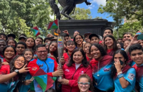 Fuego Patrio llega a Caracas rumbo a Oriente para Juegos Nacionales 2024