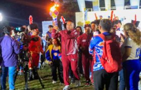 Juegos Deportivos Nacionales: Inició el recorrido del Fuego Patrio