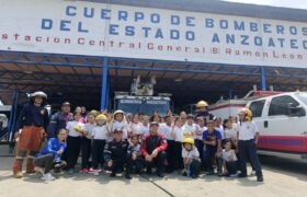 Semilleros Científicos de Anzoátegui aprenden importancia de la ciencia con los bomberos