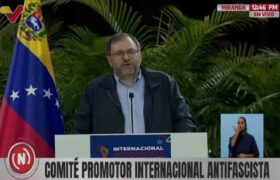Canciller Gil valoró organización a través del Frente Antifascista Mundial