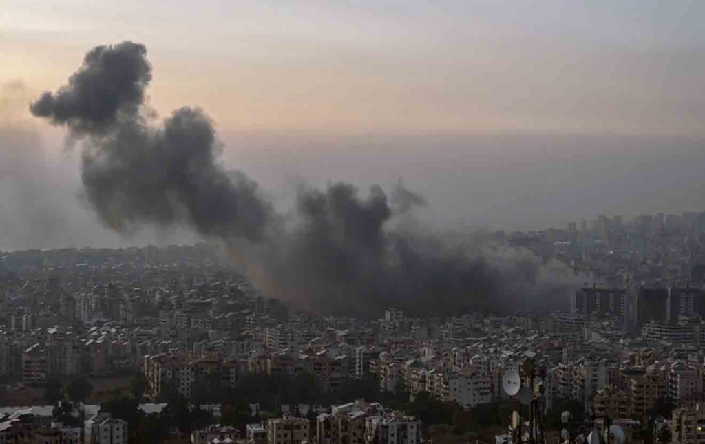 ataques aéreos en Beirut