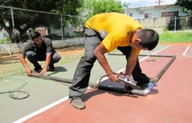 Inicia rehabilitación de cancha en urbanización Matalinda de Charallave