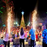 Plaza Bolívar de Charallave se ilumina con la Navidad