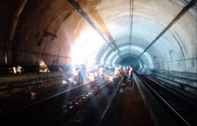Sustituyen más de 80 metros de rieles en túnel Carrizalito del Metro Los Teques