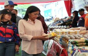 Vicepresidenta Rodríguez supervisa despliegue del Plan Bodega en Lídice