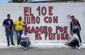 Pueblo impulsa campaña espontánea «el 10-E juro con Maduro» en calles, redes y paredes