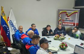 Ministro Márquez lidera reunión de trabajo en el Complejo Hidroeléctrico José Antonio Páez
