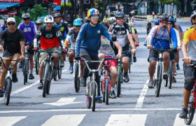 Caracas cierra el 2024 junto a Daniel Dhers con una emocionante bicicletada