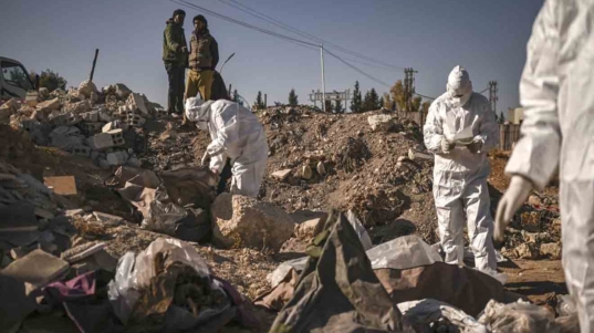 fosas comunes en Siria