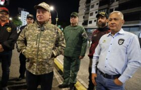 Ministro Diosdado Cabello supervisa dispositivos de seguridad en Caracas
