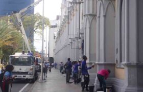 Desarrollan trabajos de mejoras en espacios públicos de Caracas