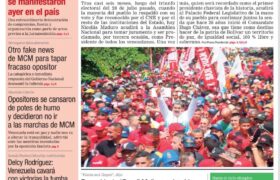 Edición Impresa Correo del Orinoco N° 5.030
