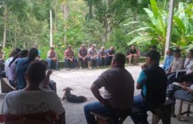 Tolda Roja activada en asambleas comunitarias previo a la Consulta Popular del 2-F