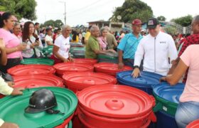 Familias del estado Yaracuy reciben tanques de agua tras Consulta Popular 2025