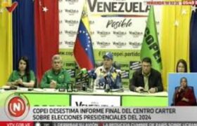 Copei desestima informe del Centro Carter sobre las elecciones del 28-J