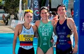Triatleta Rosa Martínez logró pódium en Cuba