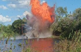 FANB localiza y destruye balsas utilizadas para minería ilegal en Macagua