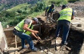Avanzan obras de muros de contención y caminerías en sector de Gramoven