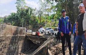 Inspeccionan rehabilitación del puente El Bongo de la carretera Biscucuy-Guanare