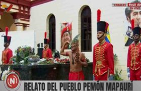 Pueblos originarios rinden amoroso homenaje al Comandante Hugo Chávez
