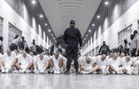 Mujeres de El Salvador claman por liberación de migrantes venezolanos