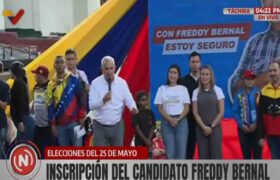 Freddy Bernal inscribió su candidatura a la reelección ante el CNE