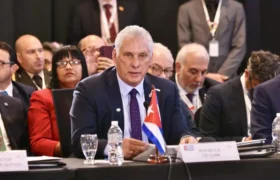 Presidente cubano llama a la cooperación regional y al fortalecimiento de la CELAC
