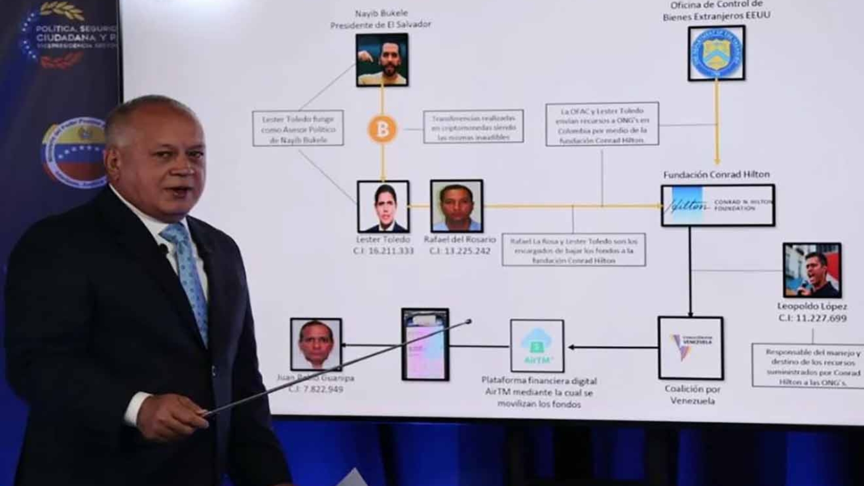 Cabello seguridad nacional