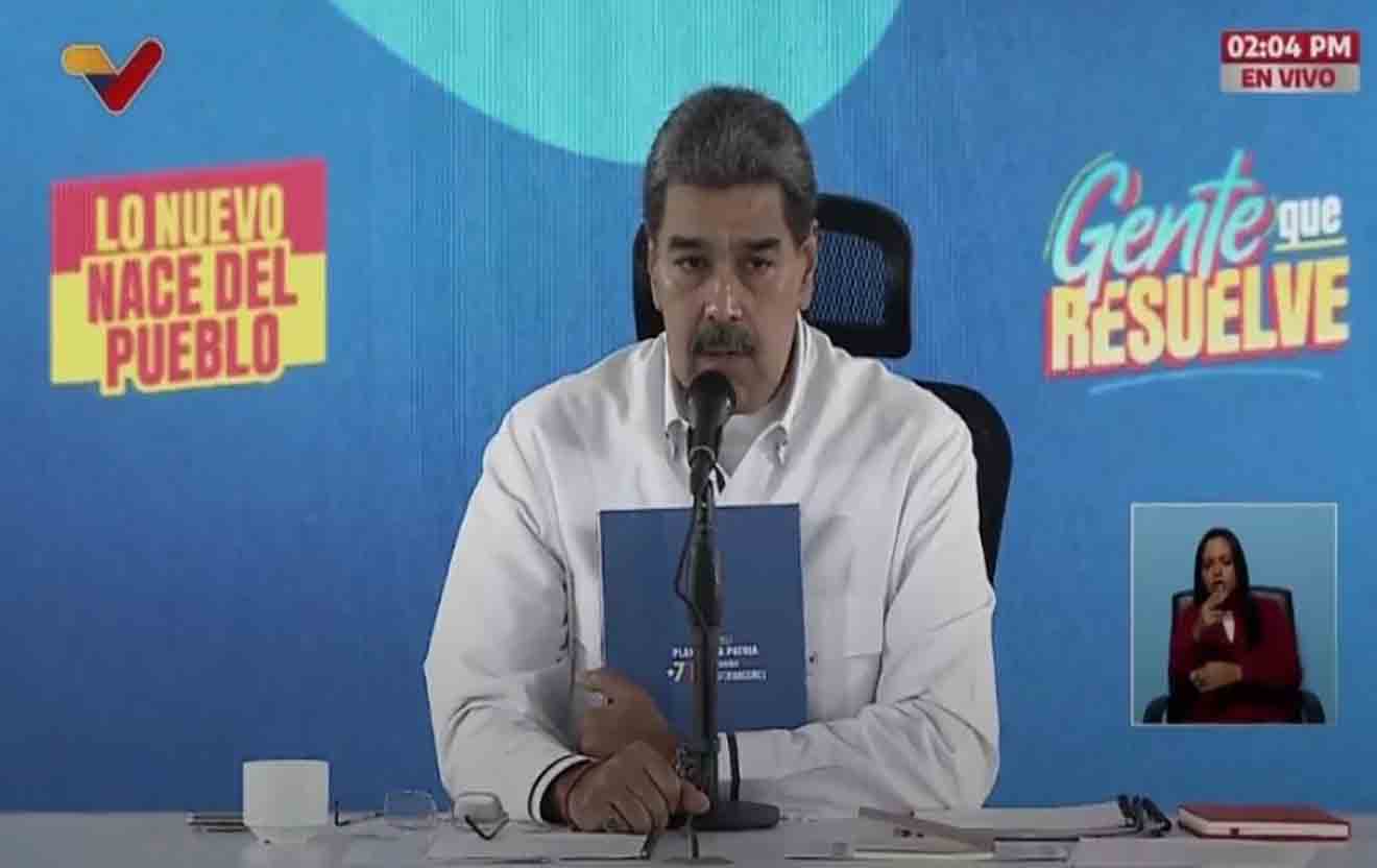 El presidente Nicolás Maduro