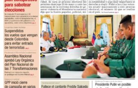 Edición Impresa Correo del Orinoco N° 5.153
