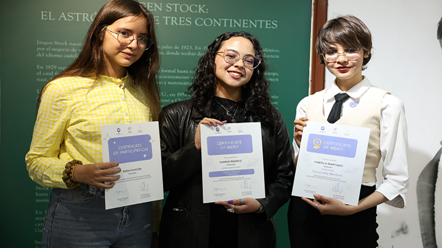 Venezuela obtiene certificados al mérito en Olimpiada de Astronomía en Rusia