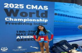 La apneísta Isabella Zapata se coronó en la categoría junior en el Mundial de Apnea en Grecia