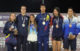 Selección venezolana de natación suma medallas en el Campeonato Panamericano de Deportes Acuáticos 2025