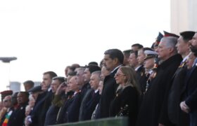 Presidente Maduro asistió al desfile del Día de la Victoria sobre el fascismo