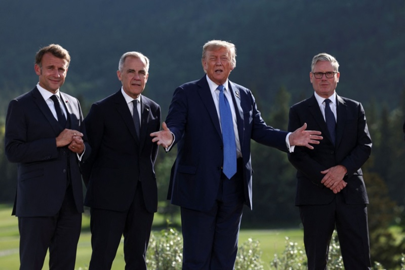 trump macron