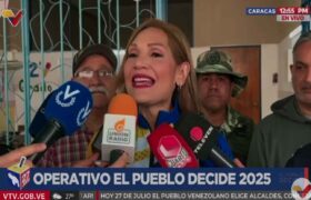 Presidenta del TSJ resalta participación ciudadana y normalidad en la jornada electoral