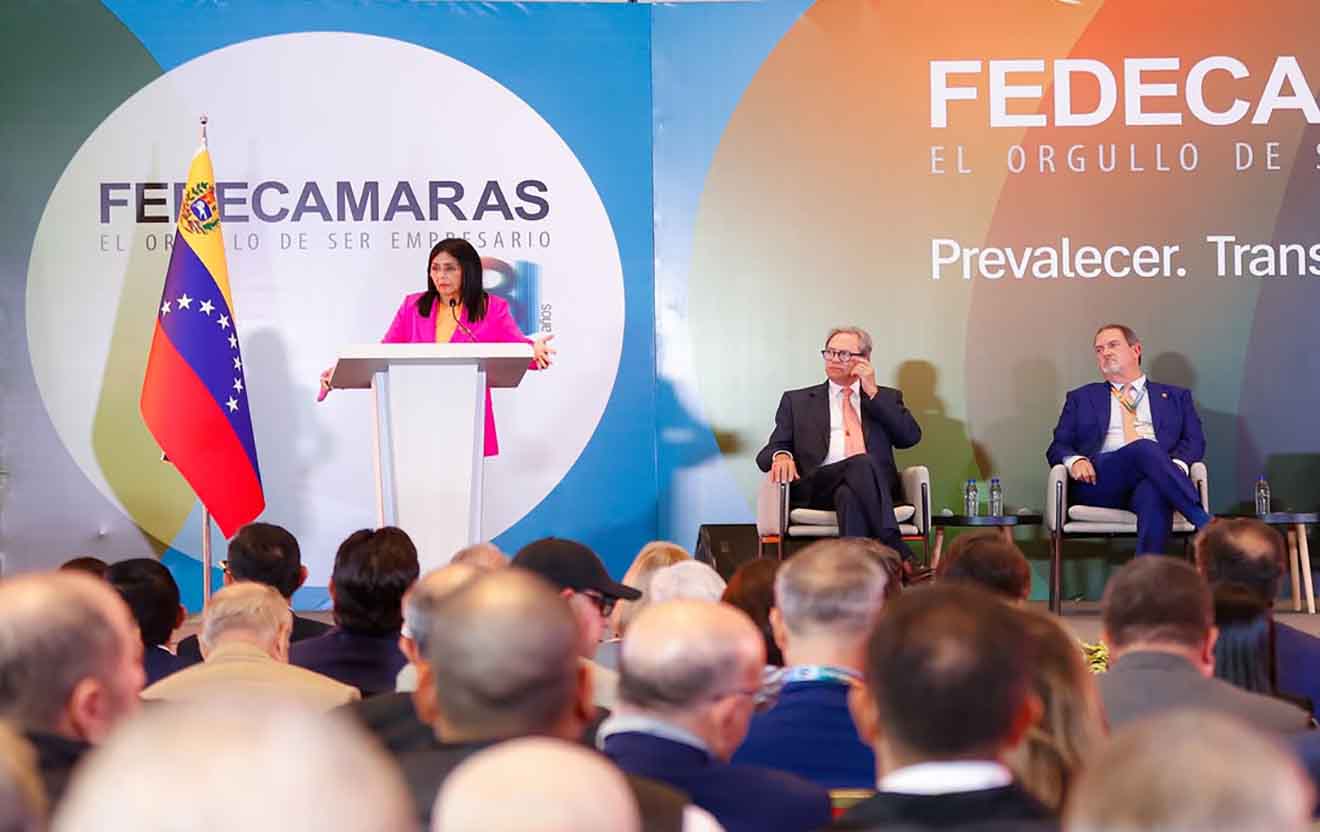 Delcy Rodríguez - Fedecamaras