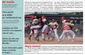 Edición Impresa Correo del Orinoco N° 5.208