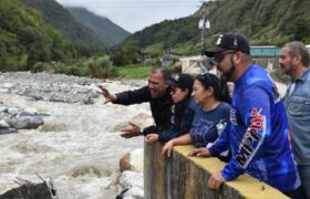 Realizan canalización del río y protección de calzada en Pueblo Llano de Mérida