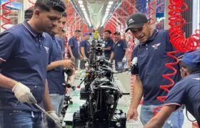 Ensambladora de motos impulsa desarrollo económico y empleo en Lara