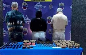 PNB aprehende a tres ciudadanos con más de 2 mil municiones en Caracas