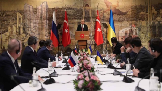 Reunión Rusia Ucrania - Foto referencial